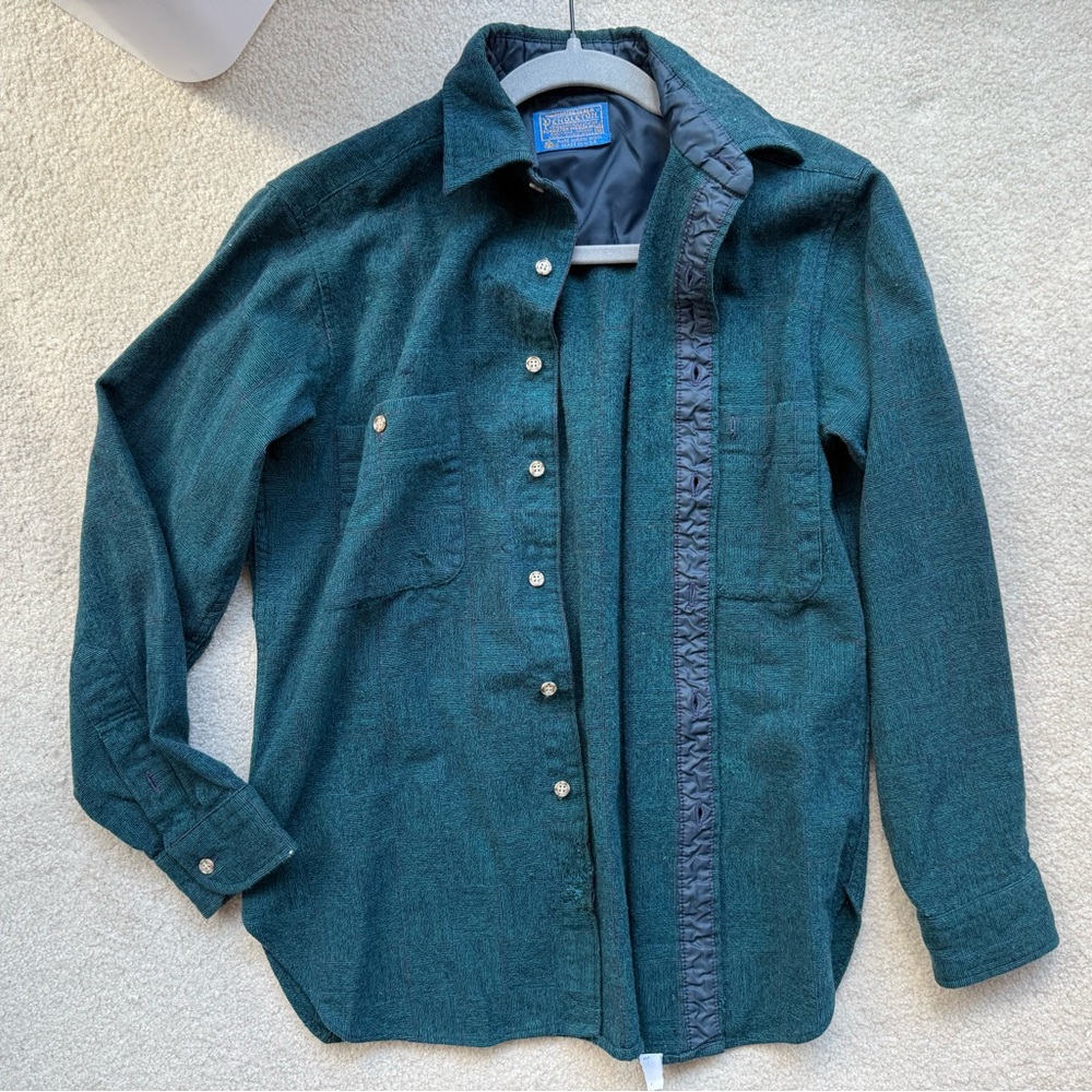 Pendleton Men's Teal Wool Shirt Jacket